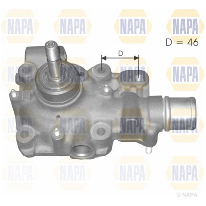 Genuine NAPA Water Pump for Iveco Renault Renault Trucks 5001850379