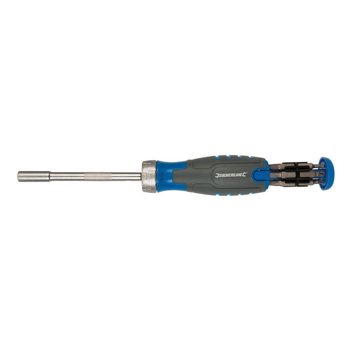 Silverline 12-in-1 Multi-Bit Ratchet Screwdriver 12-in-1