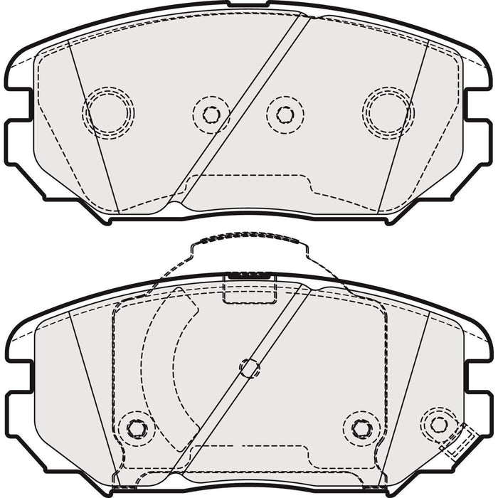 Apec Brake Pads Front Fits Hyundai Tucson