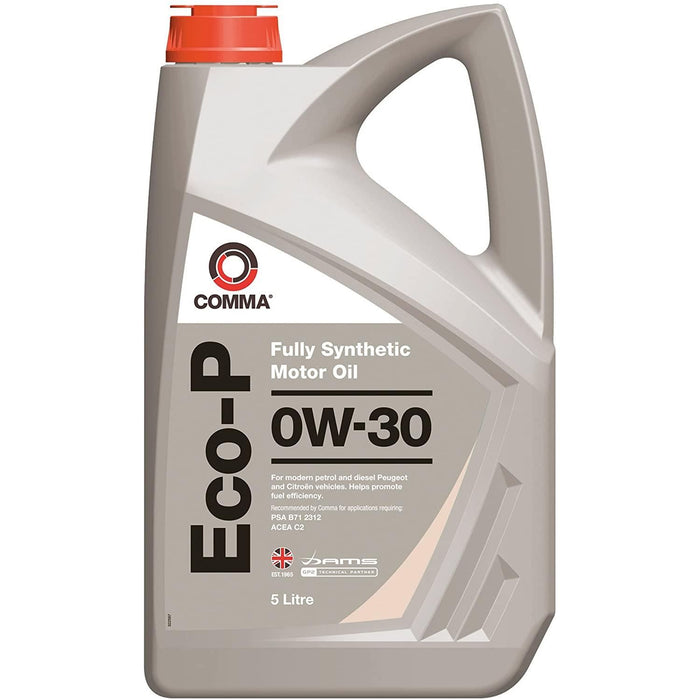 Comma - Eco-P Motor Oil Car Engine Performance 0W-30 Fully Synthetic FS - 5L Comma  - Dynamic Drive