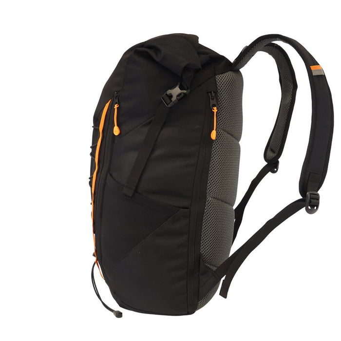 Vango Hex Rolltop 25L 25 Black Rucksack Backpack Vango  - Dynamic Drive