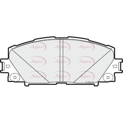 Apec Brake Pads Front Fits Lexus Ct200 Toyota Prius