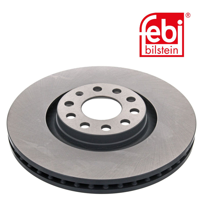 Genuine FEBI Front Brake Discs & Pads Set Vented for Audi Allroad