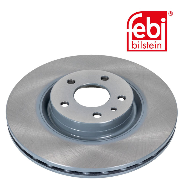 Genuine FEBI Front Brake Discs & Pads Set Vented for Fiat 500L