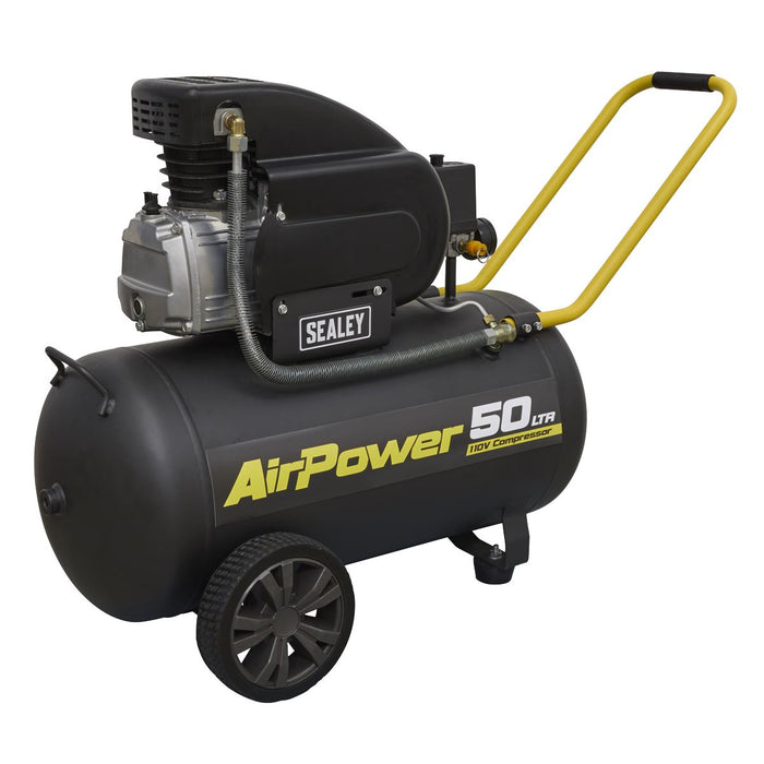 Sealey Air Compressor 50L Direct Drive 2hp 110V SAC5020E110V Sealey  - Dynamic Drive