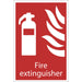 Draper Fire Extinguisher' Fire Equipment Sign 72442 Draper  - Dynamic Drive