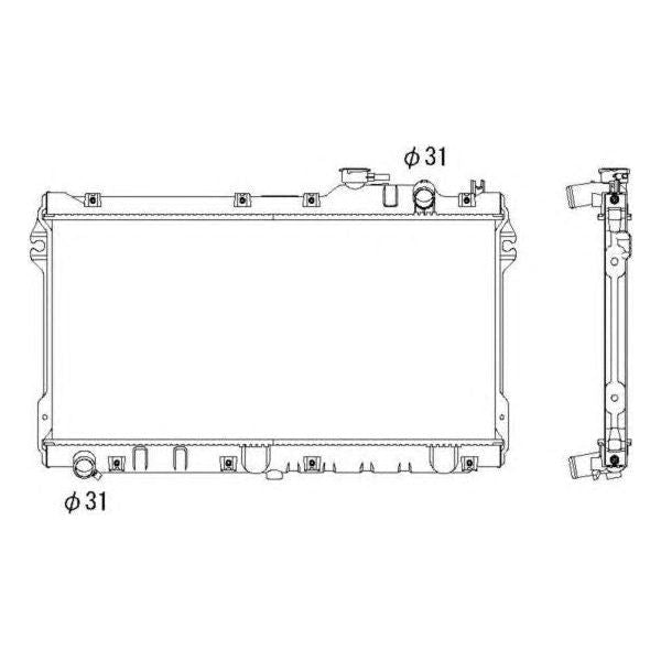 NRF Radiator 506522