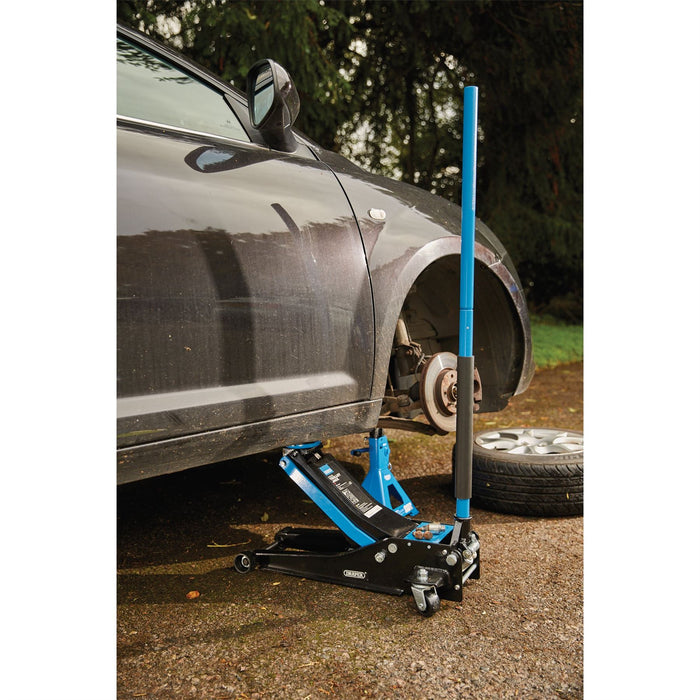 Draper Trolley Jack, 3 Tonne, Blue 28481 Draper  - Dynamic Drive