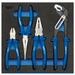 Draper Heavy Duty Plier Set in 1/2 Drawer EVA Insert Tray (4 Piece) 63263 Draper  - Dynamic Drive