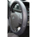 Black Steering Wheel Cover Soft Grip Leather Look Insignia UKB4C  - Dynamic Drive