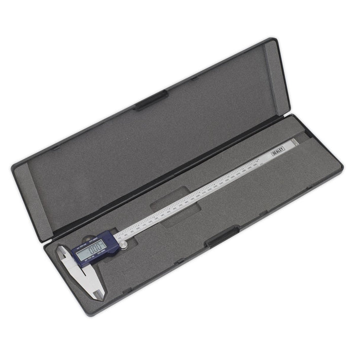 Sealey Digital Vernier Caliper 0-300mm(0-12") AK9623EV Sealey  - Dynamic Drive