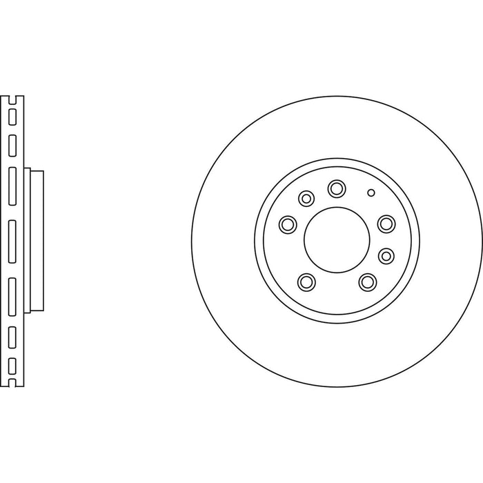 Genuine APEC Front Brake Discs & Pads Set Vented for Mazda Mazda6