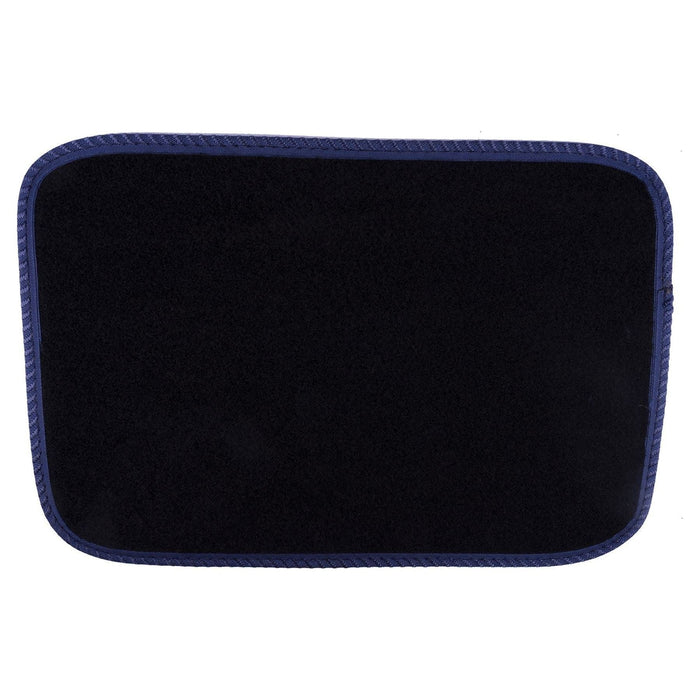 Fully Tailored Navy Blue Trim Carpet Mats fits Hyundai I-10 14 ON Set of 4 + 3 Clips UKB4C  - Dynamic Drive