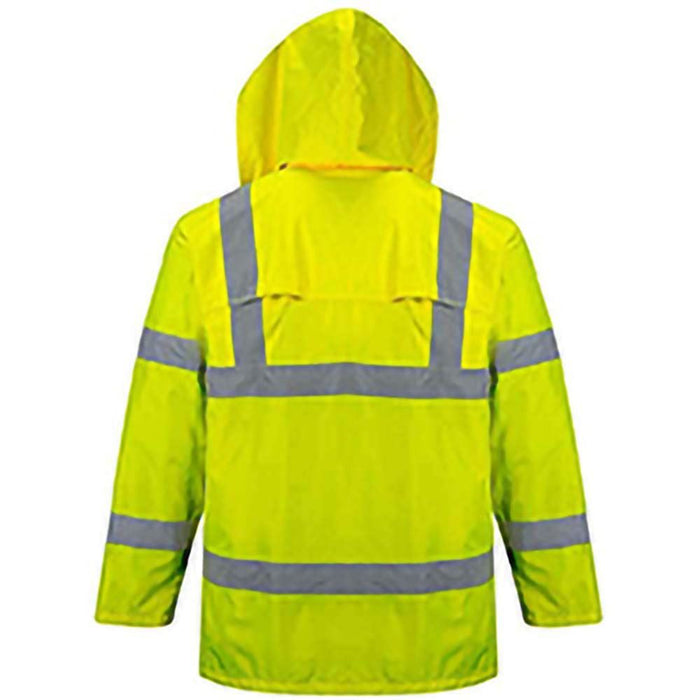 Portwest Hi-Vis Rain Jacket - Yellow - Small Portwest  - Dynamic Drive