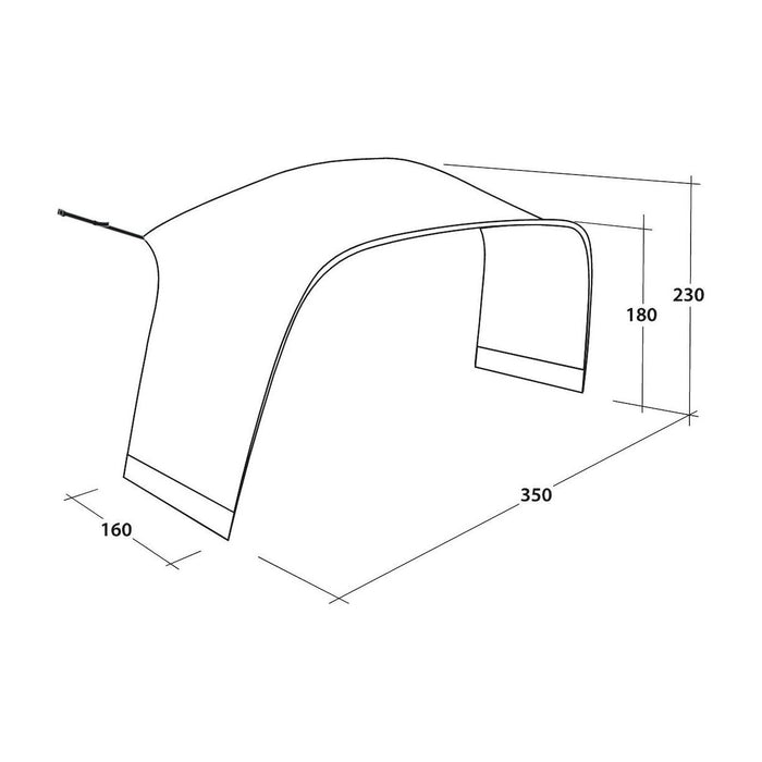 Outwell Lounge Tent Lounge Connector Large Outwell  - Dynamic Drive