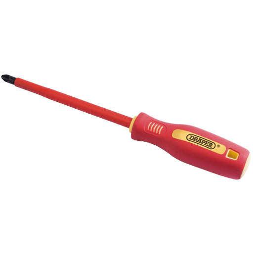 Draper Fully Insulated Soft Grip PZ TYPE Screwdriver, No.3 x 250mm (sold loose) Draper  - Dynamic Drive