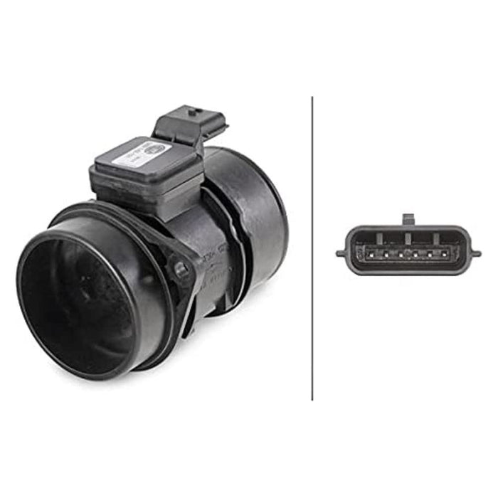 Hella Air Mass Sensor 6-pin connector Bolted 8ET 009 142-121 Hella  - Dynamic Drive