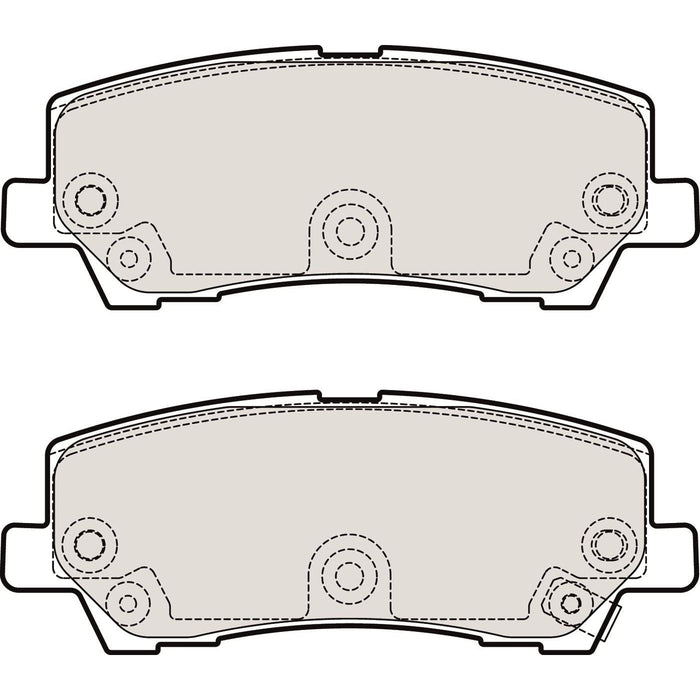 Apec Brake Pads Rear Fits Ford Mustang