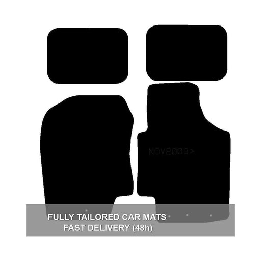 Fully Tailored Black Carpet Car Mats for Hyundai I-20 Set of 4 With 4 Clips UKB4C  - Dynamic Drive