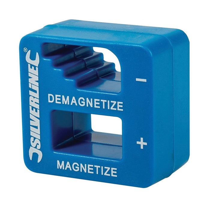 Silverline Magnetiser/Demagnetiser 50 x 50 x 30mm Silverline  - Dynamic Drive