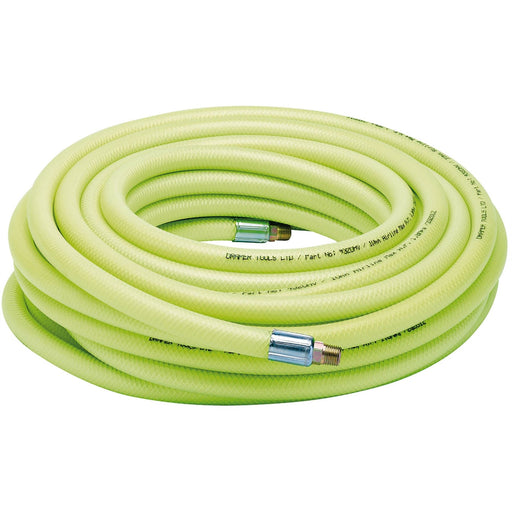 Draper High-Vis Air Line Hose, 15.2m, 10mm Bore, 1/4" BSP 23191 Draper  - Dynamic Drive