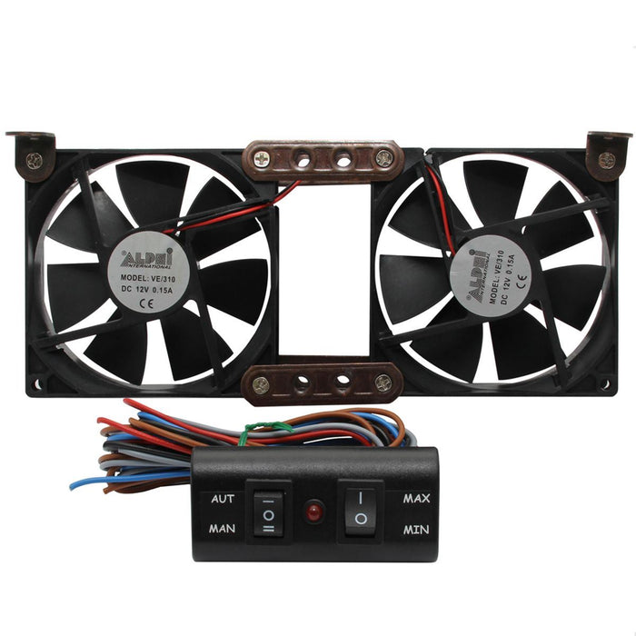 MCR Double Fridge Fan for RV Refrigeration Nova  - Dynamic Drive