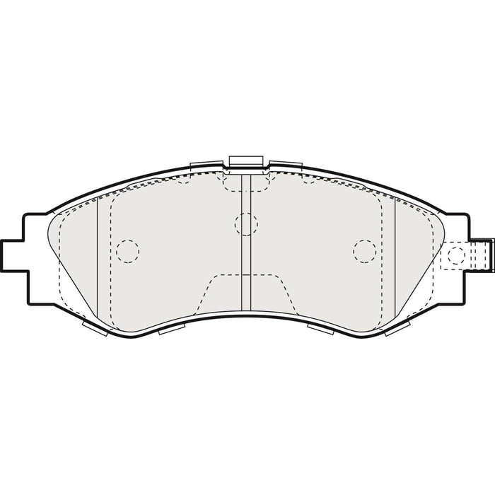 Apec Brake Pads Front Fits Chevrolet Epica Daewoo Leganza