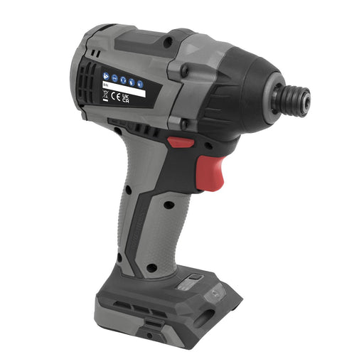 Sealey Brushless Impact Driver 20V SV20 Series 1/4"Hex 200Nm Body Only Sealey  - Dynamic Drive