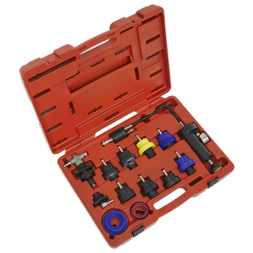 Sealey Cooling System Pressure Test Kit 13pc VS0014 Sealey  - Dynamic Drive