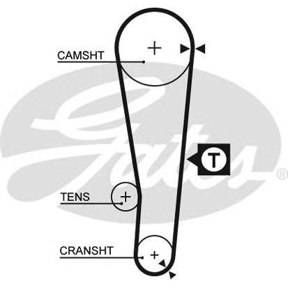 Gates Timing Belt fits Toyota Celica - 1.8 - 93-99 5386XS Gates  - Dynamic Drive