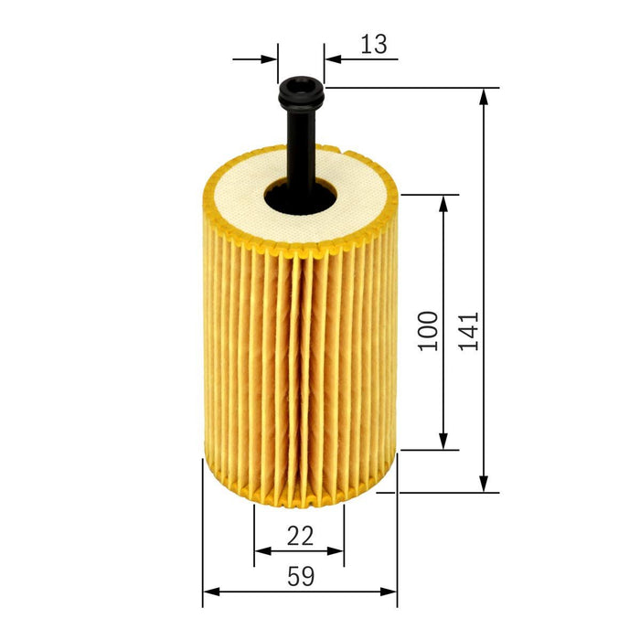 Genuine Bosch Car Oil Filter P9193 fits Citroen C3 - 1.4 - 02-09 1457429193