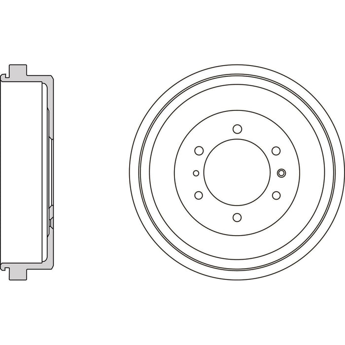 Apec Brake Drum Rear Fits Isuzu D-Max