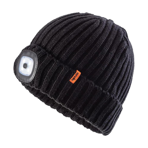 Scruffs LED Knitted Beanie Black One Size Scruffs  - Dynamic Drive