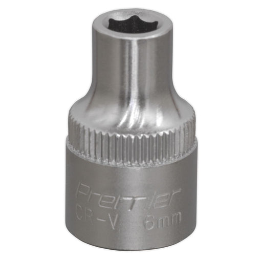 Sealey WallDrive Socket 6mm 3/8"Sq Drive S3806 Sealey  - Dynamic Drive