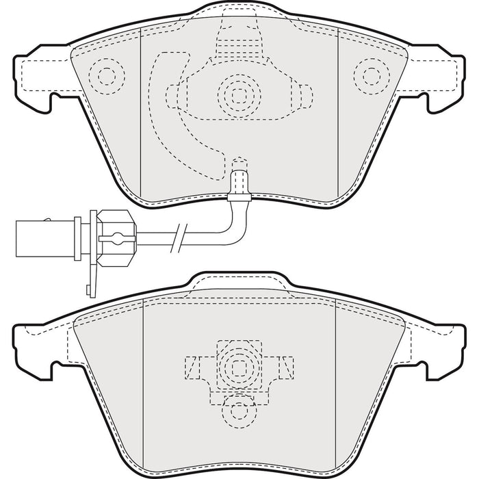 Apec Brake Pads Front Fits Audi A4 A6 A8 Allroad S4 Seat Exeo