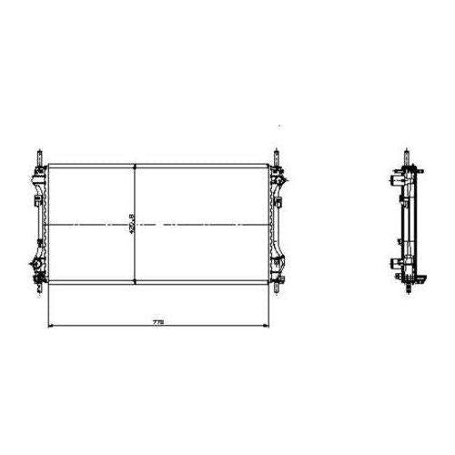 NRF Radiator 519697