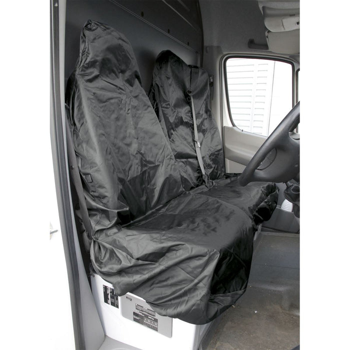 Sealey Van Seat Protector Set 2pc Heavy-Duty CSC7 Sealey  - Dynamic Drive