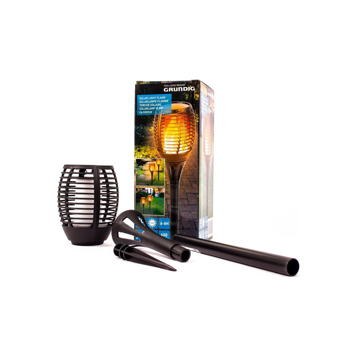 2x Flame Solar Torch Light 30LEDWaterproof Flickering Dancing Path Garden Lamp Grundig  - Dynamic Drive