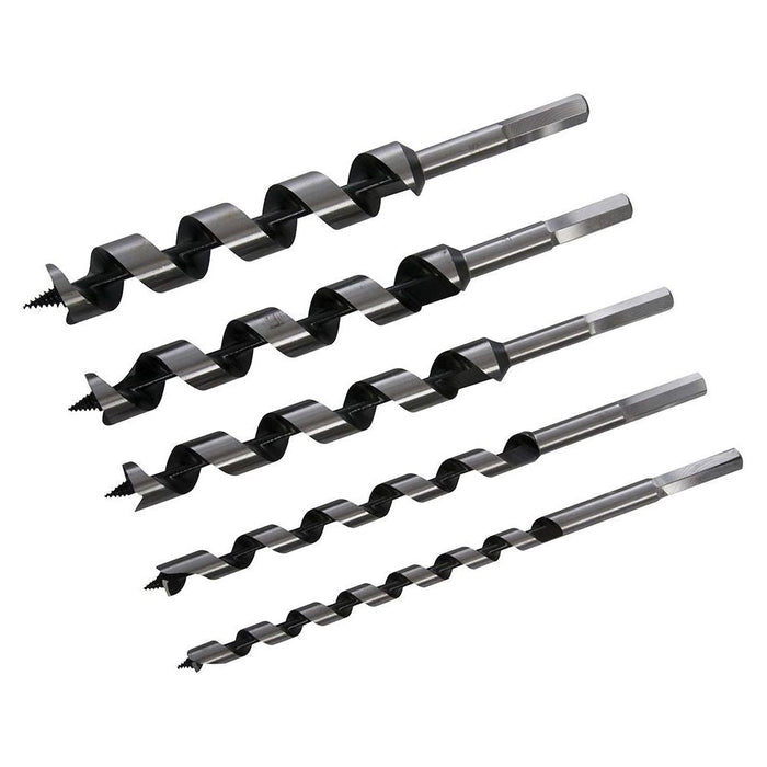 Silverline Auger Bit Set 5pce 10 - 25mm Silverline  - Dynamic Drive