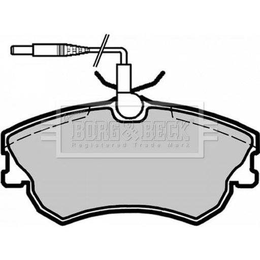 Genuine Borg & Beck Front Brake Pads fits Renault EspaceGrand Espace BBP1675 Borg & Beck  - Dynamic Drive