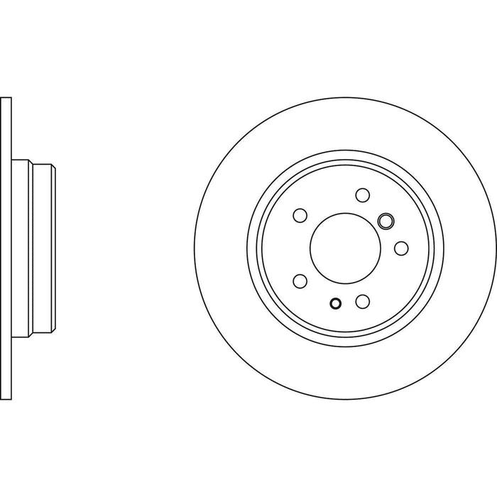 Apec Brake Disc Rear Fits BMW 7 Series 8