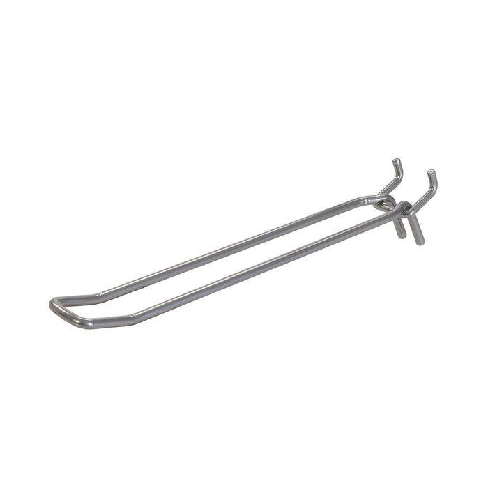 Silverline Euro Hook 200mm 20pk Silver