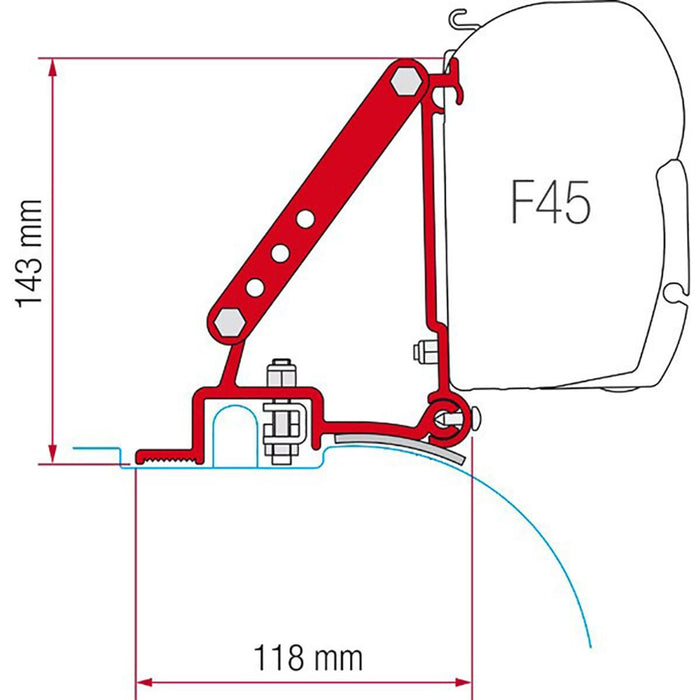 Fiamma Awning Kit fits Fiat fDucato 2006