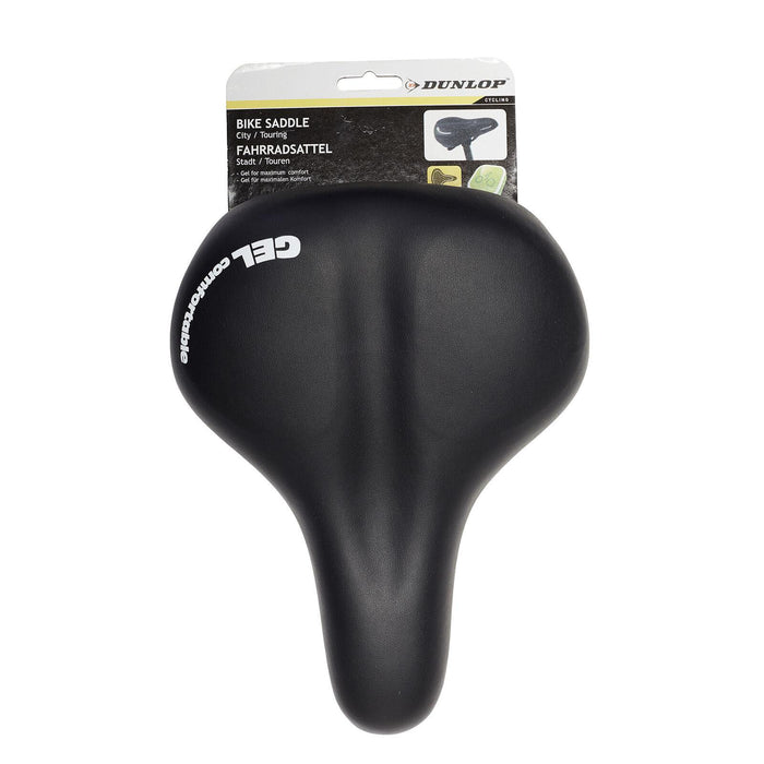 Dunlop Gel Saddle Padded Seat City Touring Bicycle Bike Cycle Comfortable Ride