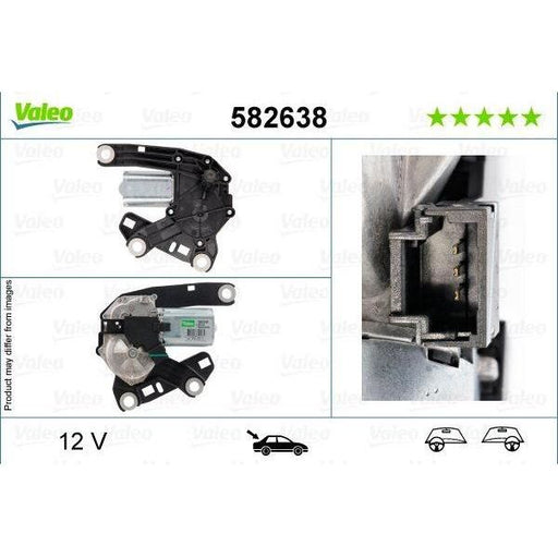 Valeo Wiper Motor 582638 Automotive Part fits Citroen Dispatch Iv Valeo  - Dynamic Drive