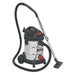 Vacuum Cleaner Industrial 30L 1400W/230V Stainless Sealey  - Dynamic Drive