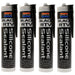 4x Black RTV Silicone Adhesive Sealant Waterproof Gasket Flexible HighTemp 310ml Granville  - Dynamic Drive