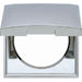 W4 Berker Frame With Hinged Lid Gloss Chrome 21255G W4 - Dynamic Drive