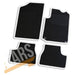 Fully Tailored White Trim Carpet Mats Citroen Ds3 10> Set of 4 With 2 Clips UKB4C  - Dynamic Drive