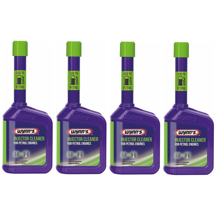 4x Wynns PETROL Injector Cleaner Fuel Treatment Additive 325ml More Performance Wynns  - Dynamic Drive